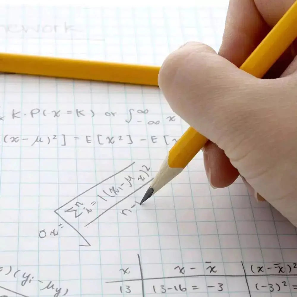 Yellow Pencil #2 Triangle (4/Pack) w/ Sharpener